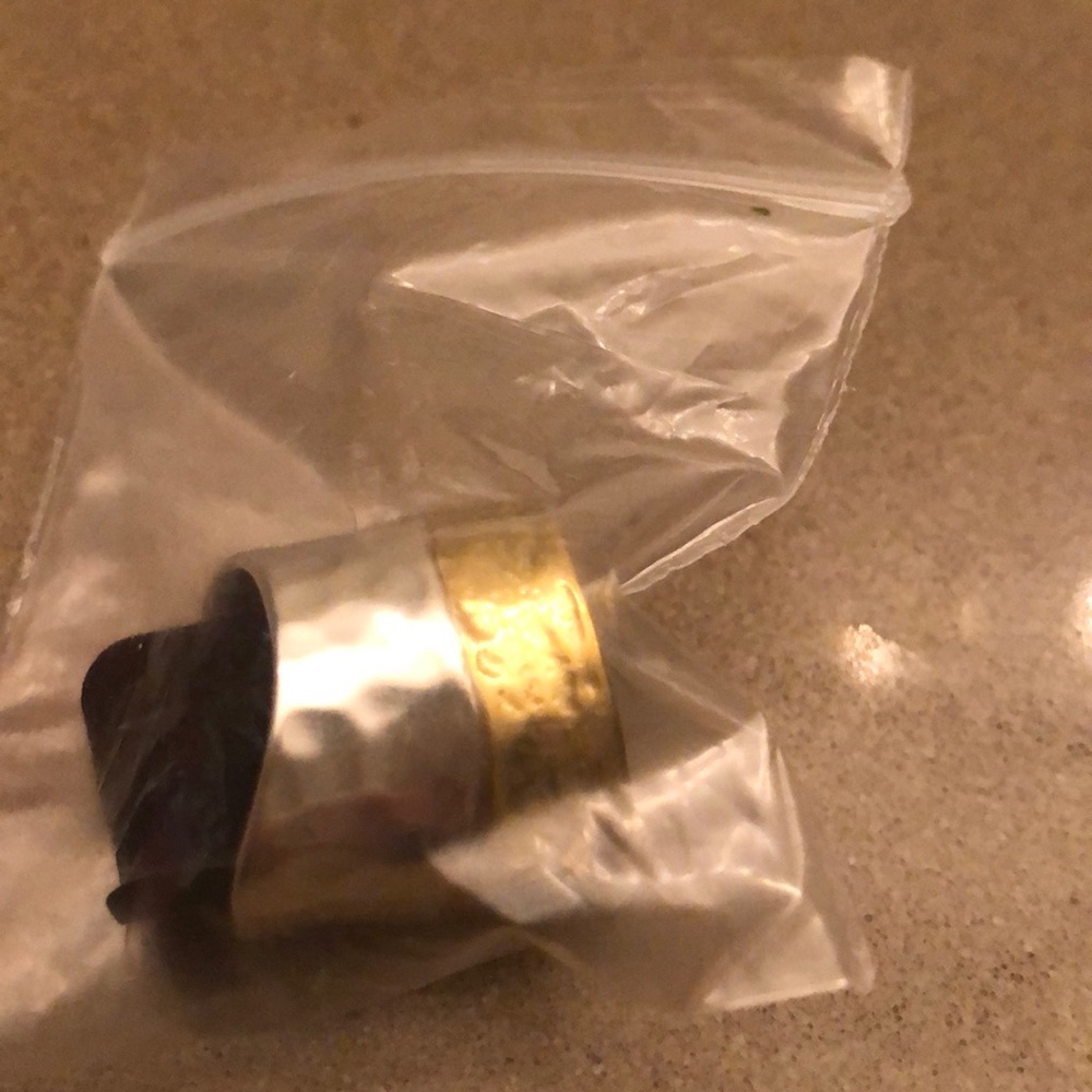 Silpada Gold silver band ring size 6